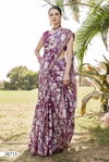 Victorious By Vallabhi Printed Moss Georgette Sarees Wholesale Shop In Surat
